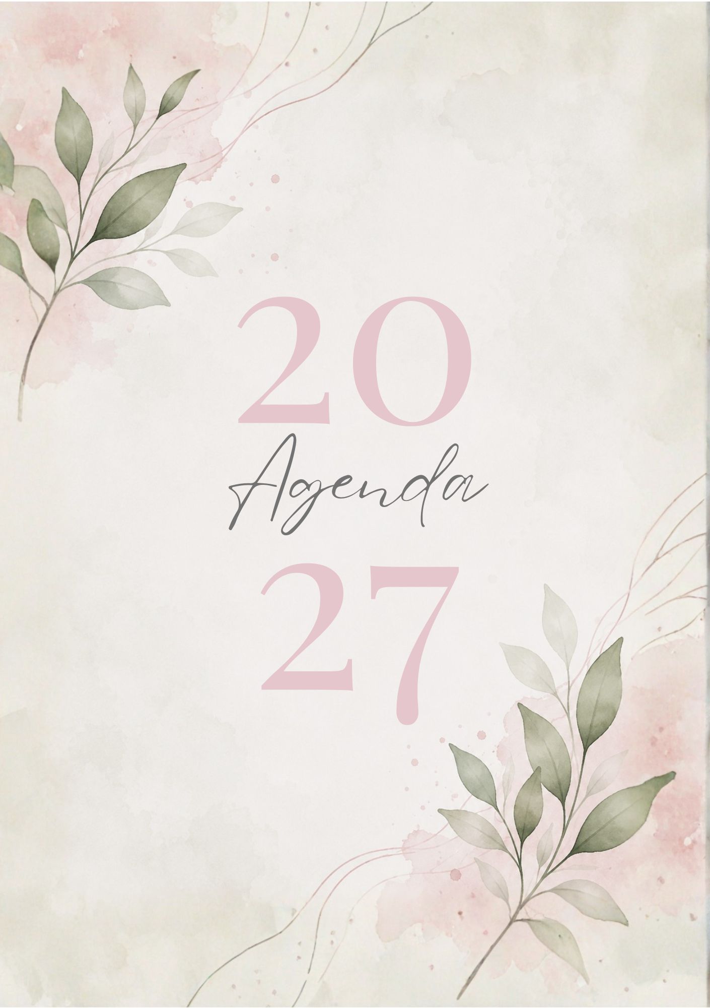 Agenda acuarela 2027 A5