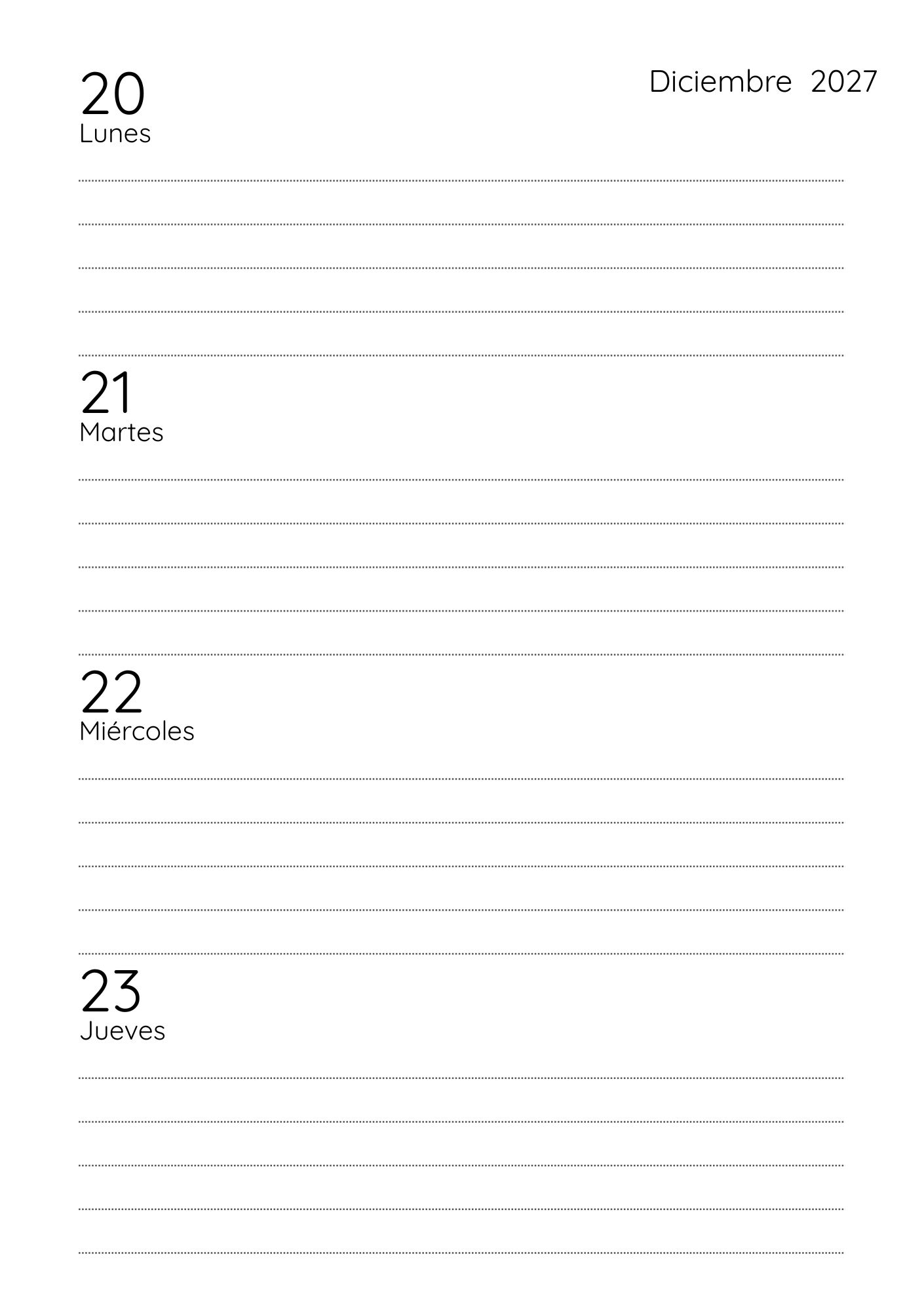 Vista 2 de Agenda 2027 fechada 7 días (006)