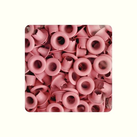 Ojalillo metálico #100 chicle x 200 und