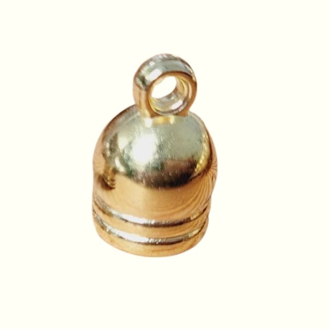 Capucha para borla dorado x 25 und