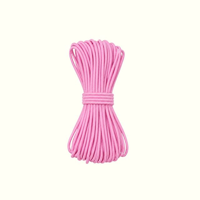 Elástico pilimili 3mm rosado x 5m