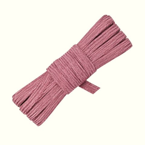 Elástico trencilla 6mm Rose glitter x 4m
