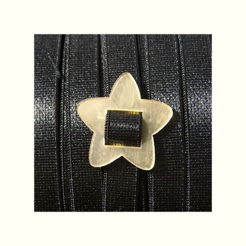 Elástico satinado negro 8mm x 10m