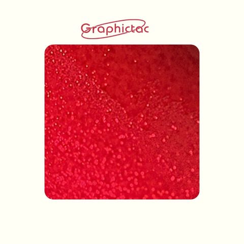 Vinil adhesivo rojo glitter 30cm x 1m