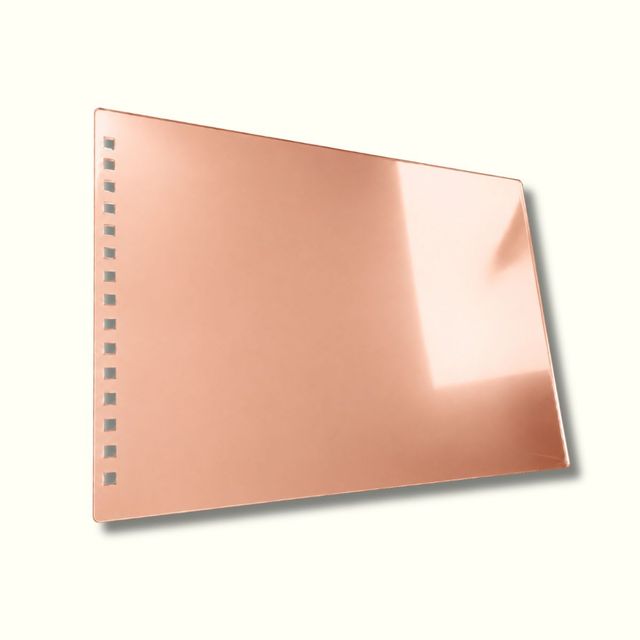 Álbum de acrílico A4 oro rosa x 2 und
