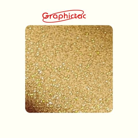 Vinil adhesivo dorado glitter 30cm x 1m