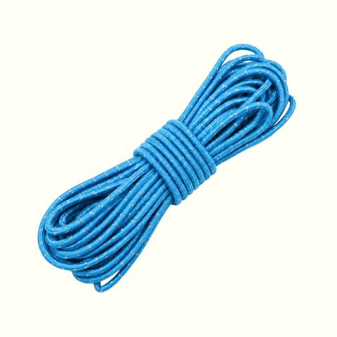 Cordón elástico de 4mm turquesa c/plata