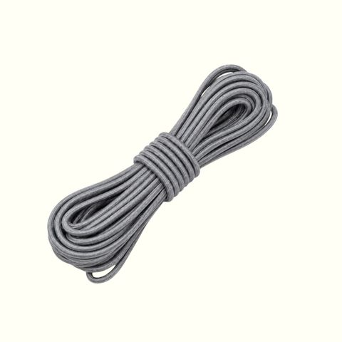 Cordón elástico de 4mm gris x 5m