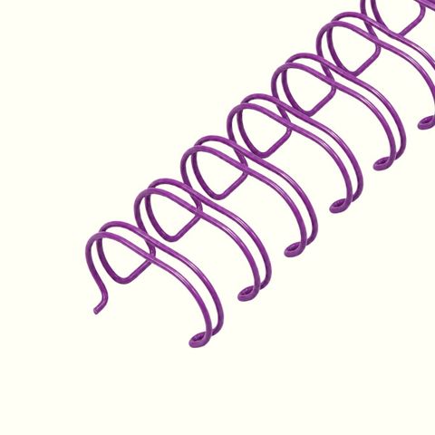 Anillo paso 2:1 de 1 A4 violeta x 5 tiras de 23 aros