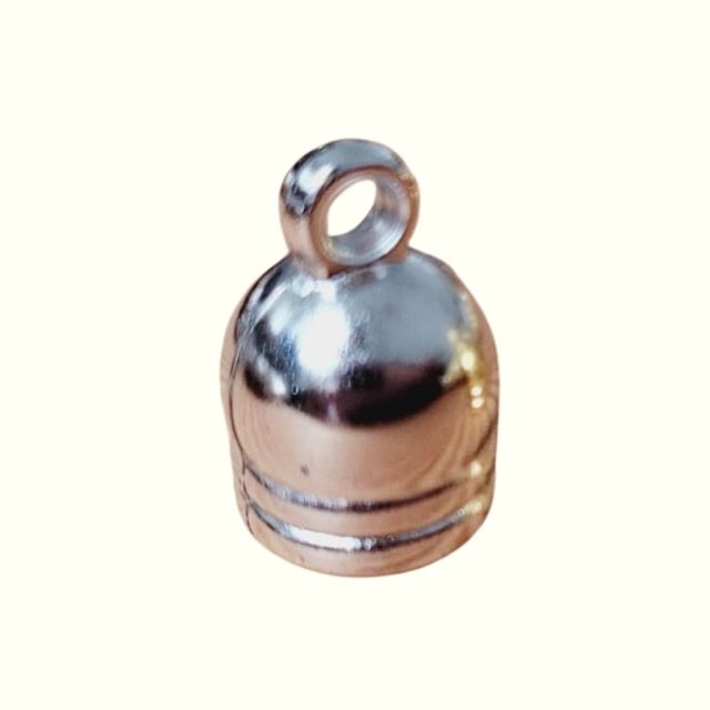 Capucha para borla plateado x 25 und