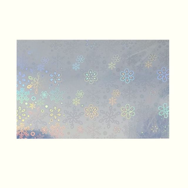 Vinil PET copo de nieve x 20 hojas