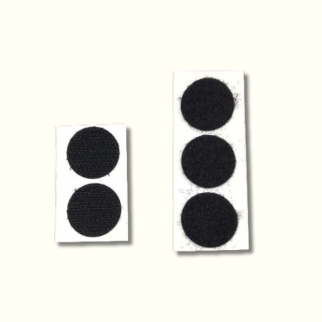 Pega pega velcro adhesivo 15mm x 20 und